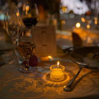 キャンドルリレーの時には幻想的な雰囲気になります。