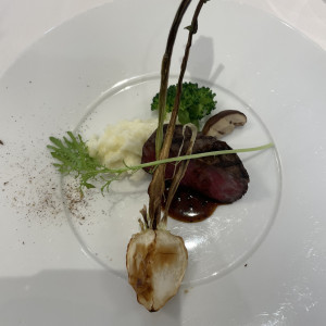 季節の野菜付きの牛肉|781926さんのアニバーサリーアン 恵比寿の写真(2593548)