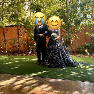 お色直し後のガーデン再登場