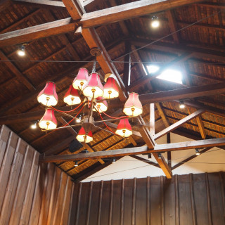 天井の証明が素敵でした。