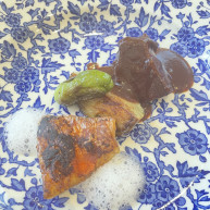 のどぐろと牛ほほ肉