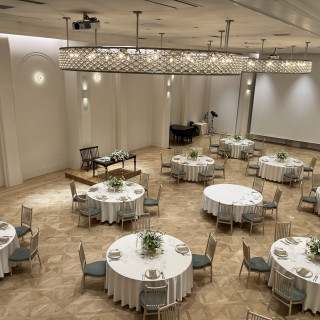 リニューアルした披露宴会場です