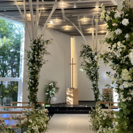 白とグリーンを基調としています