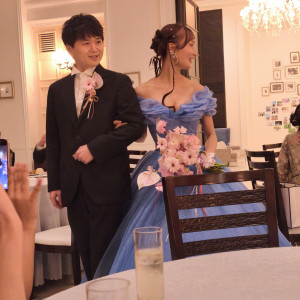 二次会もそのまま披露宴会場でしました|782012さんのアーヴェリール迎賓館（高松）/テイクアンドギヴ・ニーズウェディングの写真(2594130)