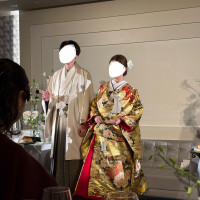 和装も違和感のない、披露宴会場です。