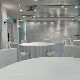 披露宴会場の装飾前