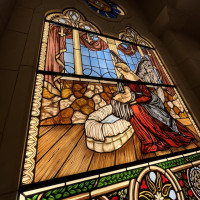 ストーリー性のあるステンドグラス