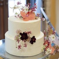 フルーツではなくお花にしてもらいました