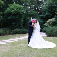 新郎新婦ガーデン