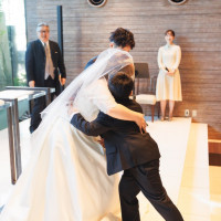 新婦の甥っ子にリングボーイお願いしました