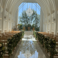 式場の写真です。明るくもしも雨でも安心できます！