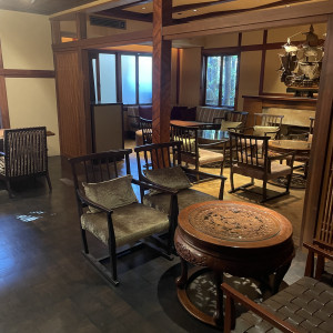 披露宴会場までの待合室|782125さんの名古屋 河文の写真(2594628)