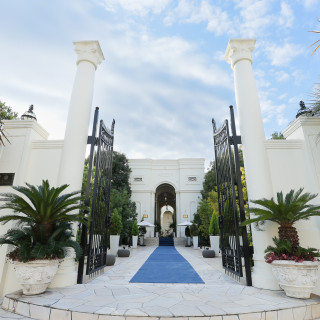 入口からリゾート感があります