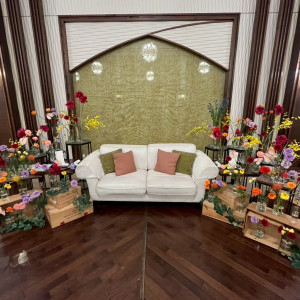 メインソファ席|782150さんのスタイリッシュウエディング ヴィーナスコート佐久平の写真(2594855)