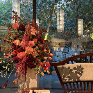 装花がとてもお気に入りでした