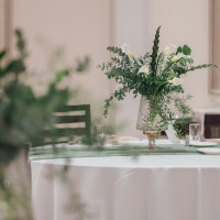 披露宴会場テーブル装花