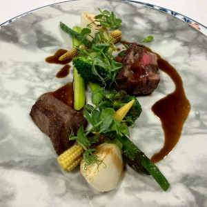 お肉のお料理です。お肉がすごく柔らかくて美味しかったです。|782256さんのAngepatio(アンジェパティオ)の写真(2595182)