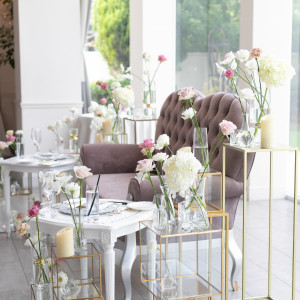 高砂ソファ&装花|782312さんのアートグレイス ウエディングコースト(大阪)の写真(2596664)