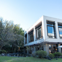 ガーデンからみた披露宴会場になります。