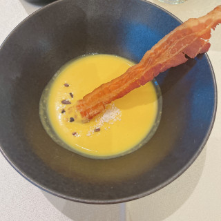 スープの甘さとベーコンのしょっぱさが、最高でした！