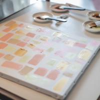 結婚証明書をゲストの皆さんに作成してもらい一生の宝物です。