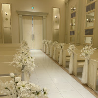 真っ白なチャペルでした！