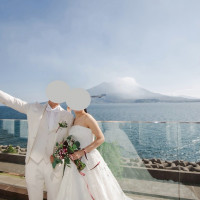 テラスからの入場の際の写真です。