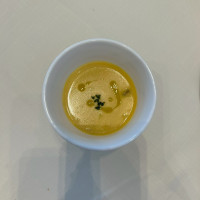 スープは、安納芋のポタージュ