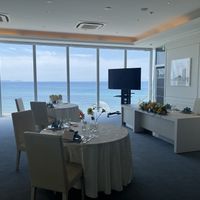 披露宴会場です
