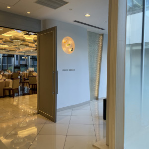 披露宴会場への入り口|782342さんのアヴァンセ リアン 東京 （AVANCER LIEN TOKYO）の写真(2595462)