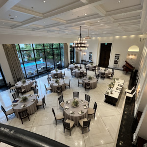 階段上|782375さんのガーデンヒルズ迎賓館(松本)/テイクアンドギヴ・ニーズウェディングの写真(2595743)