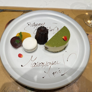 デザート|782375さんのガーデンヒルズ迎賓館(松本)/テイクアンドギヴ・ニーズウェディングの写真(2595736)
