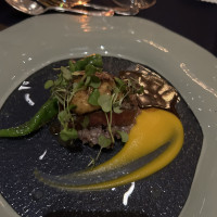 楽しみにしていたお肉料理。
ご飯が下にあって、新しかった。