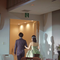 披露宴会場退場