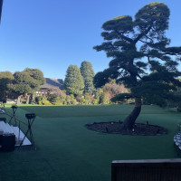 披露宴会場から見える景色