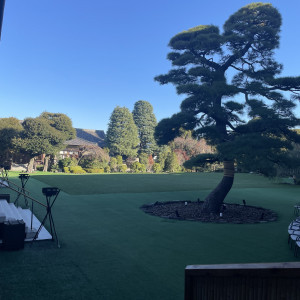 披露宴会場から見える景色|782470さんの明治神宮・明治記念館の写真(2596030)