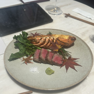 オマール海老の雲丹味噌焼き