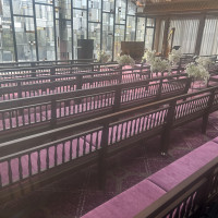 新郎新婦までの距離が列席者に近く声が届きやすい。