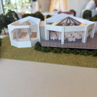 新館の挙式会場と披露宴会場