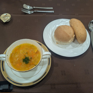 試食　スープとパン|782497さんのハミングプラザVIP新潟の写真(2596117)