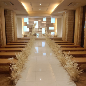 リニューアルしたばかりの挙式会場|782508さんのTHE CLASSICA BAY RESORT (ザ クラシカ ベイリゾート)の写真(2596203)