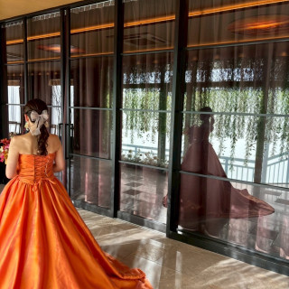 ガーデンでの撮影