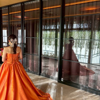 ガーデンでの撮影