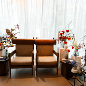 新郎新婦が座る椅子|782571さんのrecipeの写真(2596420)