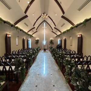 真ん中にステンドグラスがある|782590さんのRouge Blanc（ルージュ：ブラン）●BRASSグループの写真(2596426)