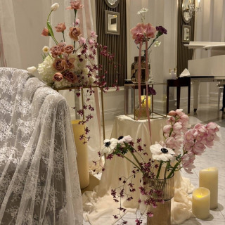 イメージを伝えて、それにあったお花や装飾を提案してくれました