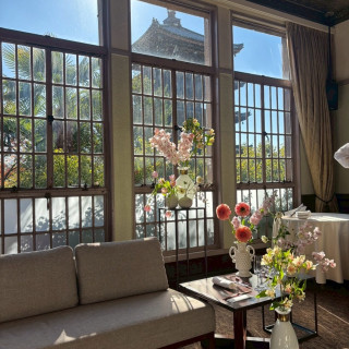 披露宴会場からの景観は本当に良かったです