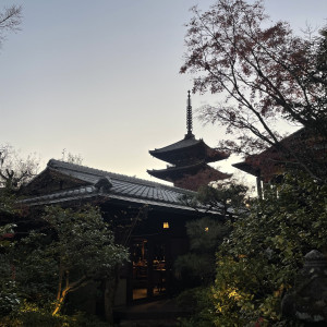 帰り際に撮った写真ですが夕日も綺麗でした|782594さんのTHE SODOH HIGASHIYAMA KYOTO（ザ ソウドウ 東山 京都）の写真(2596907)