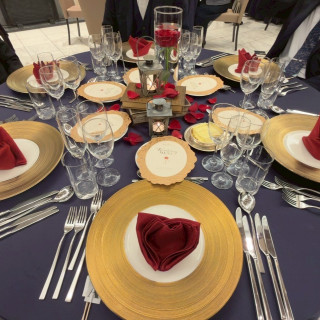 テーブルコーディネートです。