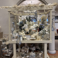 こちらも季節によって変わる装飾コーナーです